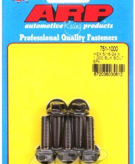 "5/16""-24 x 1.000 hex black oxide bolts" (5pcs)