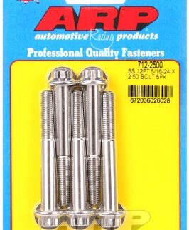 "5/16""-24 x 2.500 12pt SS bolts" (5pcs)