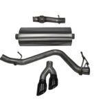 Corsa Cat-Back 3.0" Single Side Twin 4" Silverado 5.3 14-19