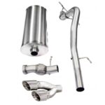 Corsa Cat-Back 3.0" Single Side Twin 4.0" Escalade 6.2 11-14