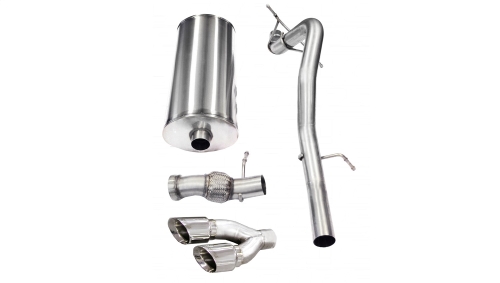 47DCAB8D-1194-6408-4E7A-8685D2B59886 Corsa Cat-Back 3.0" Single Side Twin 4.0" Escalade 6.2 11-14 - Image 1