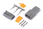 Haltech Plug and Pins Only Set Deutsch DTM-3 Conn (7.5 Amp)
