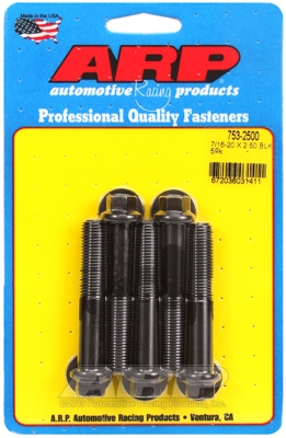 4979B2B1-D08A-9370-7524-E56C163B166A "7/16""-20 x 2.500 hex black oxide bolts" (5pcs) - Image 1