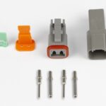Haltech Plug & Pins Only Set DT-2 Conn (DT06-2S + DT04-2P) (