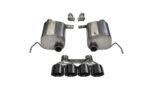Corsa Valve-Back 2.75" Dual Rear Quad 4.5" Corvette C7 6.2