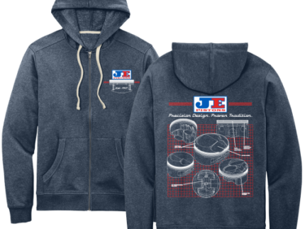 JE-Pistons Retro Logo Technical Piston Hoodie L