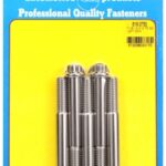 "7/16""-14 X 3.750 12pt SS bolts" (5pcs)