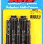 "7/16""-14 X 2.250 hex 1/2 wrenching black oxide bolts" 5pcs