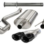 Corsa Cat-Back + Res Delete 3" Single Side Twin 4" F150 6.2