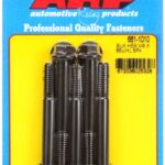 M8 x 1.25 x 65 hex black oxide bolts (5pcs)