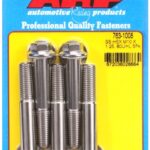 M10 x 1.25 x 60 hex SS bolts (5pcs)