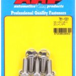 M8 x 1.25 x 20 hex SS bolts (5pcs)
