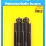 "7/16""-14 x 3.750 12pt black oxide bolts" (5pcs)