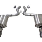 Corsa Axle-Back 3.0" Dual Rear Twin 4.5" Mustang 5.0 18-22