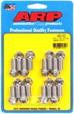 "3/8"" x .750 SS hex header bolt kit"