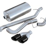 Corsa Cat-Back 3.0" Single Side Twin 4.0" Tahoe/Yukon 02-06