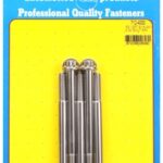 "5/16""-24 x 4.000 12pt SS bolts" (5pcs)