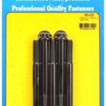 "7/16""-14 X 4.250 12pt 1/2 wrenching black oxide bolts"5pcs