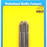 "1/4""-28 x 3.750 hex SS bolts" (5pcs)