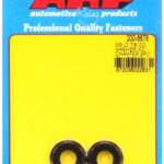 "3/8"ID 7/8"OD .150"TH (radiused) black washers" (2pcs)