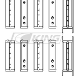 King Main Bearing Shell SUBARU EJ20/EJ22/EJ25(thrust in #5)