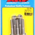 "5/16""-24 x 1.750 hex SS bolts" (5pcs)