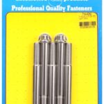 "7/16""-20 x 4.250 12pt SS bolts" (5pcs)