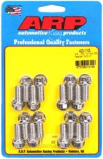 "3/8"" x .750 drilled SS header bolt kit"