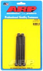 "1/4""-28 x 3.750 hex black oxide bolts" (5pcs)