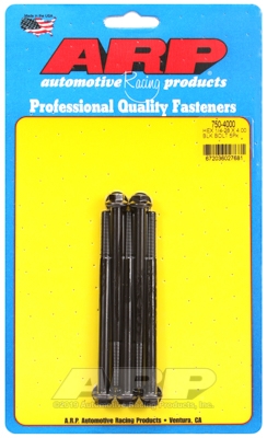 55320EDC-DE58-5FC8-F188-71C712B4C30F "1/4""-28 x 4.000 hex black oxide bolts" (5pcs) - Image 1