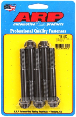 5552B4C1-986C-D1D9-99DE-482465F4AC53 "7/16""-20 x 3.250 12pt black oxide bolts" (5pcs) - Image 1