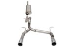 Corsa Cat-Back 2.75" Dual Rear Dual Outlet 4" Wrangler 07-18