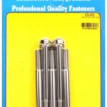 "3/8""-16 x 4.000 hex 7/16 wrenching SS bolts" (5pcs)