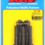 "5/16""-24 x 1.750 hex black oxide bolts" (5pcs)