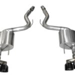 Corsa Axle-Back 3.0" Dual Rear Twin 4.0" Mustang 5.0 15-17