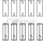 King Main Bearing Shell MAZDA B6, B6-T, ZM, B3, B5