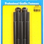 "7/16""-14 X 5.000 hex black oxide bolts" (5pcs)