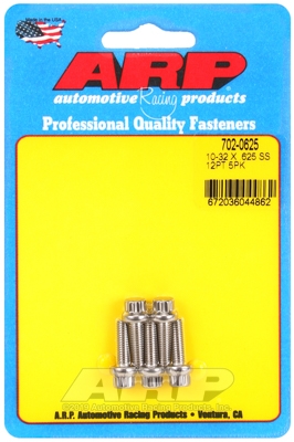 58BEB83C-7A58-71B2-7C8F-461DE484ED2F ARP Bolt 10-32 x 0.625" SS 12PT 5 Pcs. - Image 1