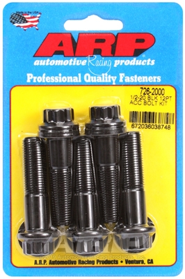 59629334-EB85-086A-A3A4-2DE8F89A3100 ARP Bolt Kit 1/2-20 x 2.000 Black Oxide 12PT - Image 1
