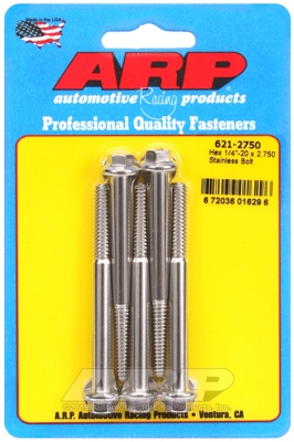 599507F6-D01D-715E-87A0-D18D60460B95 "1/4""-20 x 2.750 hex SS bolts" (5pcs) - Image 1