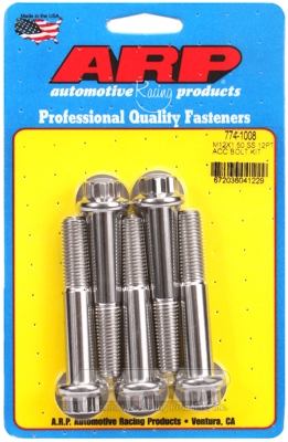 5A25FB8A-1EA4-E1CB-5BE6-EC3611965533 ARP Bolt Kit M12 x 1.50 x 70 SS 12PT - Image 1