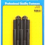 "7/16""-20 x 4.000 12pt black oxide bolts" (5pcs)