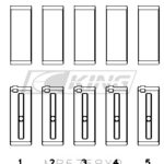 King Main Bearing Shell PEUGEOT EP6 1.6L / BMW N14B16C
