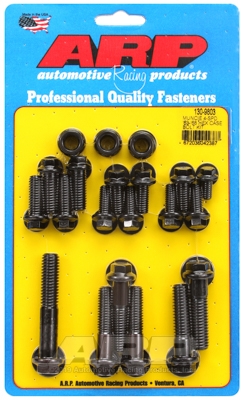 5BCD7E58-CBCD-C966-79E3-604BD67B07E9 Muncie 4-SPD '63-68 case bolt kit black oxide hex - Image 1