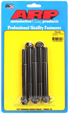 5BF90521-096E-74CF-00FB-07EA550A1537 "7/16""-20 x 4.250 hex black oxide bolts" (5pcs) - Image 1