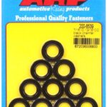 "7/16"ID 13/16"OD .120"TH black chamfer washers" (10pcs)