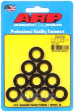 "7/16"ID 13/16"OD .120"TH black chamfer washers" (10pcs)