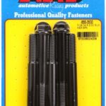 "7/16""-14 X 3.500 hex 1/2 wrenching black oxide bolts" 5pcs