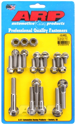 5D614443-39A9-A650-7015-3D63961A229F Muncie 4-SPD '63-68 case bolt kit stainless hex - Image 1