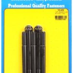 "3/8""-24 x 4.250 12pt black oxide bolts" (5pcs)